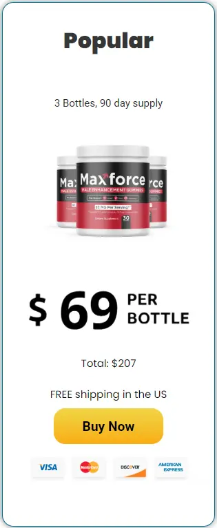 Order Max Force 3 Bottles
